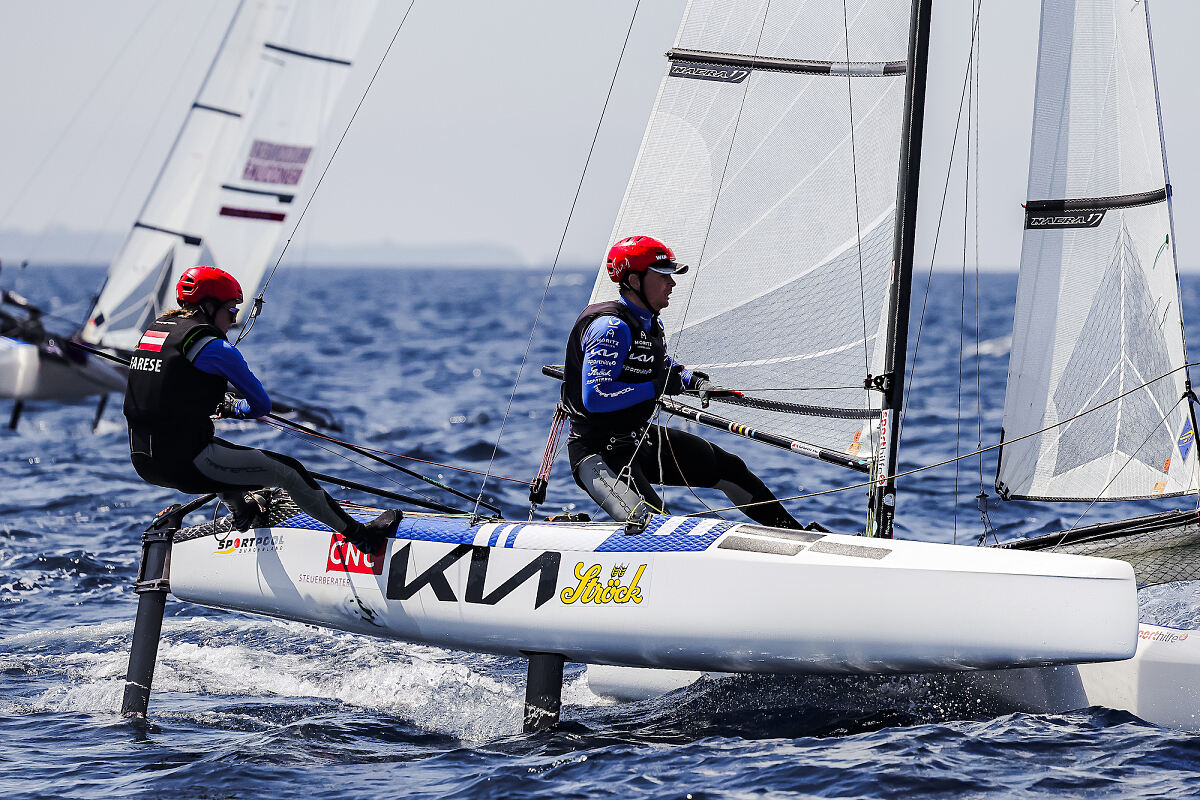 Farese Zöchling - HYERES 260421 (c) FFVoile  SailingEnergy