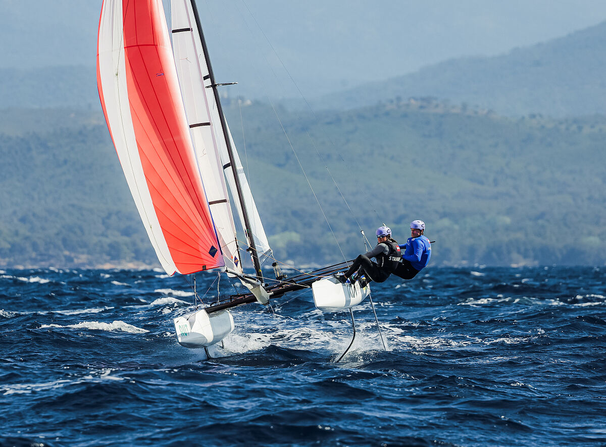 Haberl Stamminger 1 - HYERES 260423 (c) FFVoile  SailingEnergy