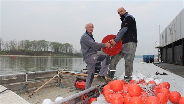 links Johann Lindner, Hauswart RVLO; rechts Wolfgang Wimmer