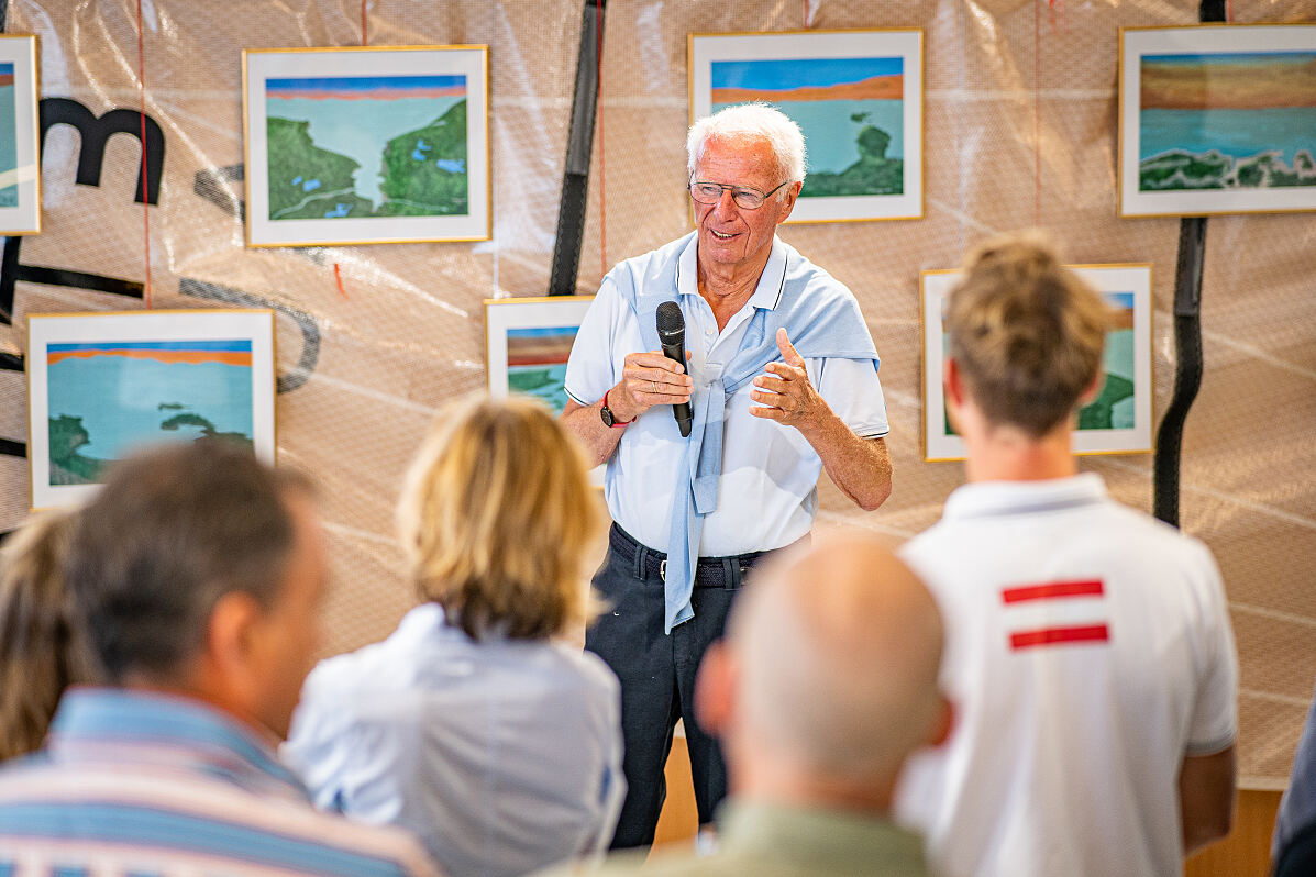 Hubert Raudaschl beim Olympic Get-Together in Neusiedl am See