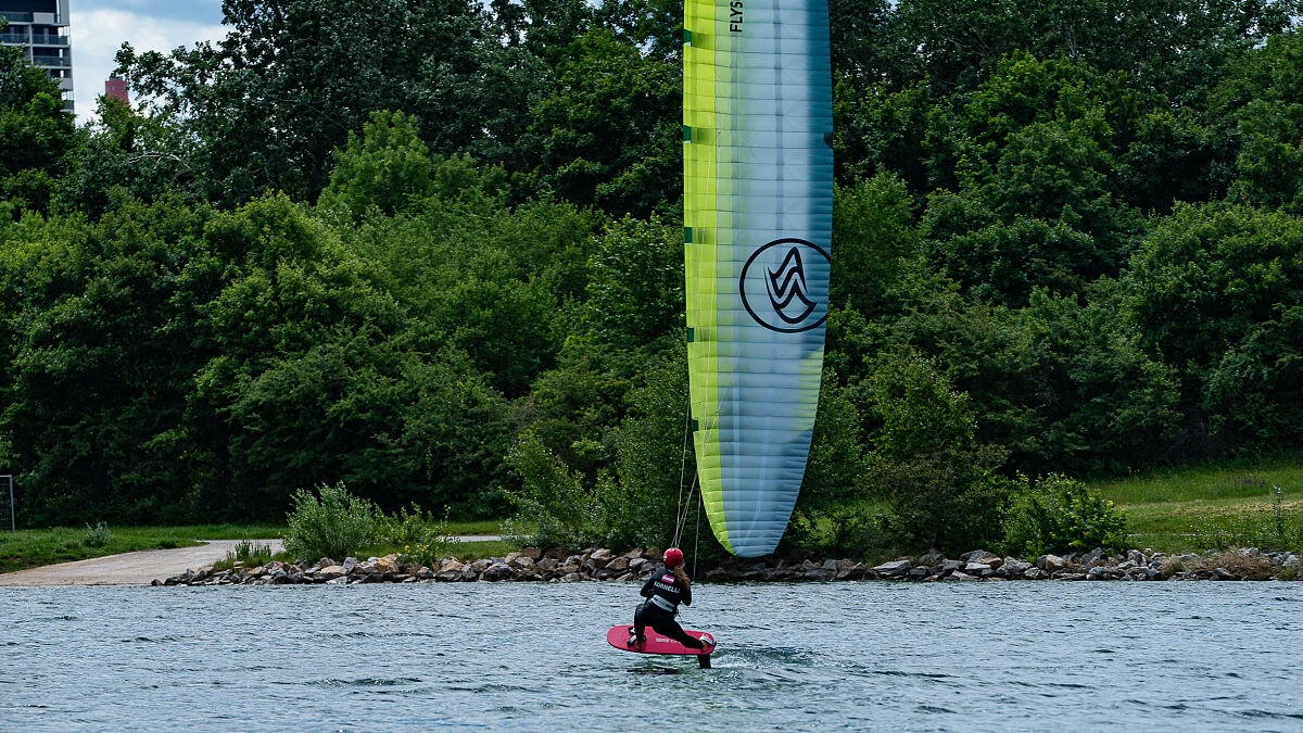 Alina Kornelli auf der neuen Donau