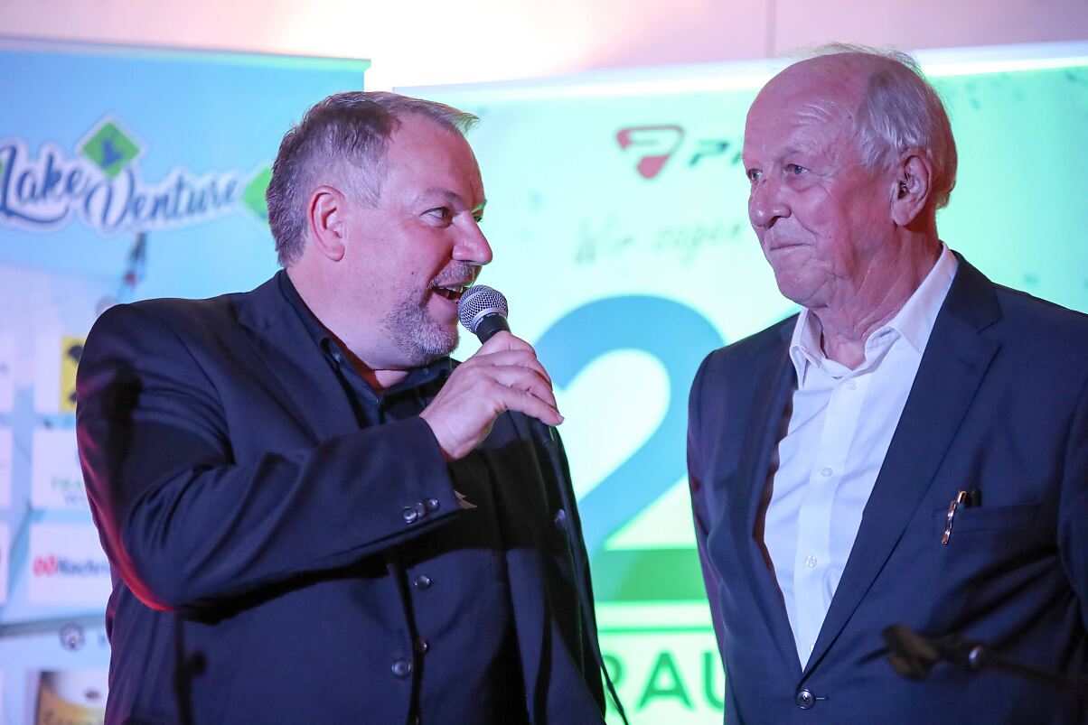 Christian Feichtinger und Franz Lackerbauer beim Seglerfest
