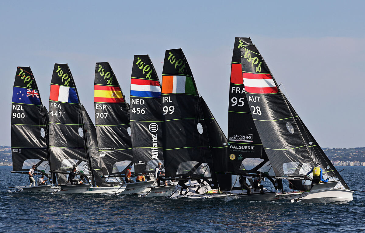 49er-Flotte mit PrettnerFlachberger