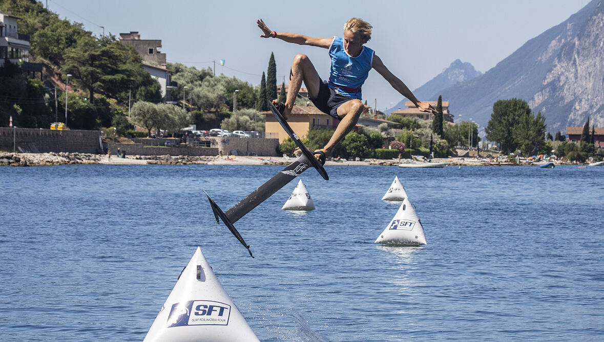 Pump Foil-Event am Gardasee