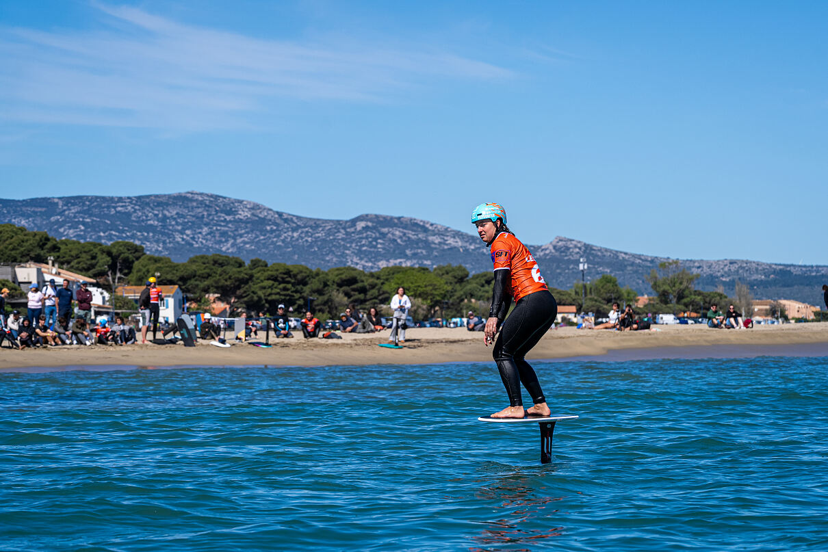 Violla Lippitsch beim SFT Pump Foil World Cup Leucate 2025